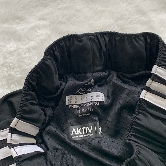 ADIDAS | Black 3 stripe running shorts size XS - Picture 4 of 7